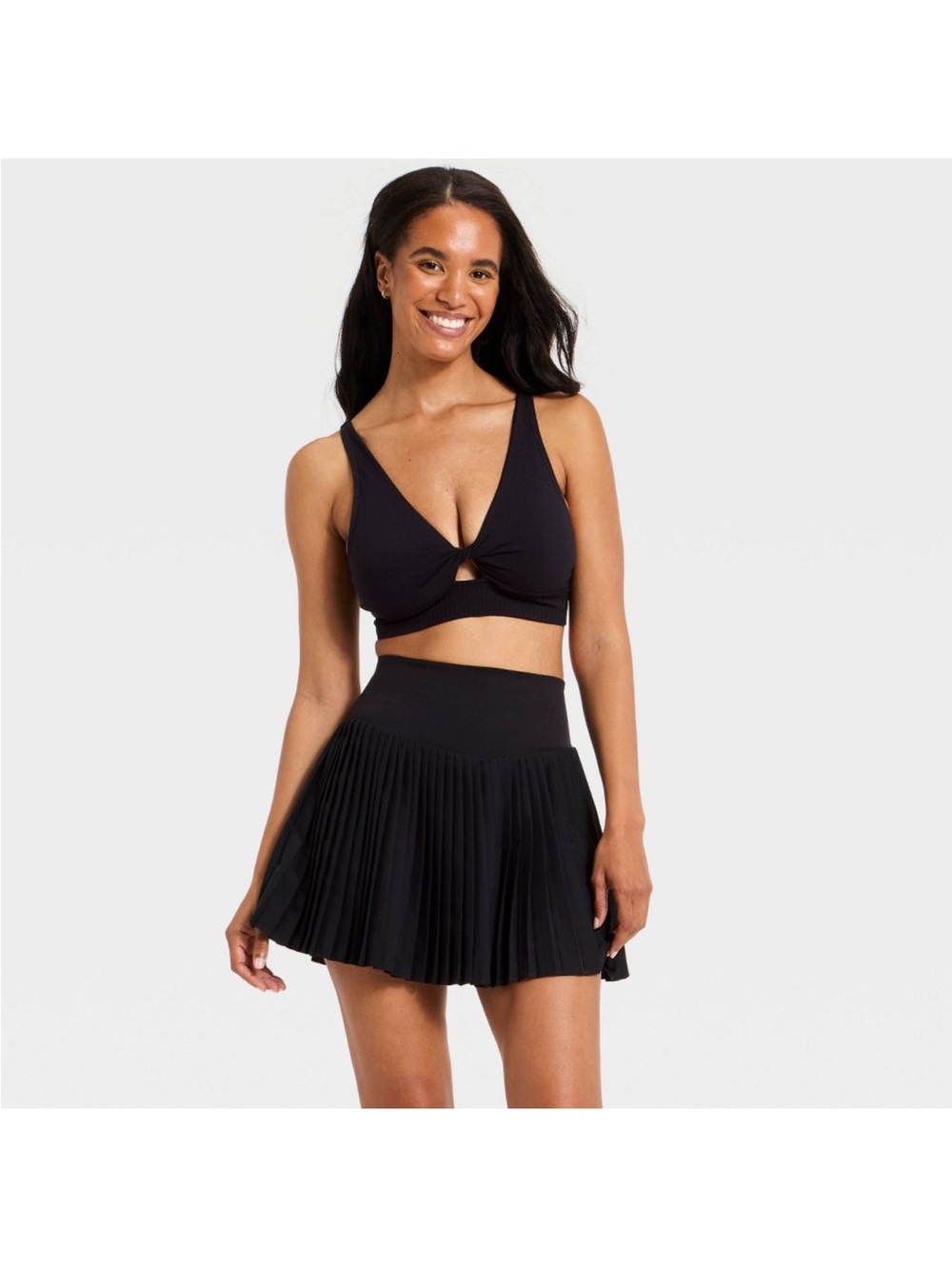 Women's Woven High-Rise Pleated Skort - All In Motion XS